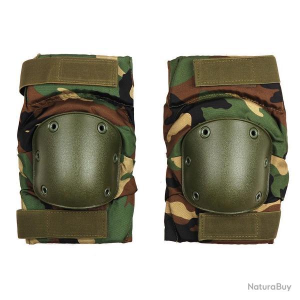 Genouillres tactiques noprne (Couleur Camouflage Woodland)