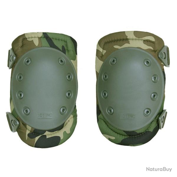Genouillres tactiques (Couleur Camouflage Woodland)