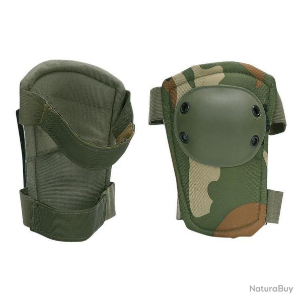 Coudires tactiques (Couleur Camouflage Woodland)