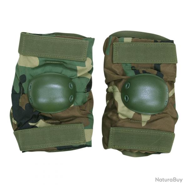 Coudires tactiques Noprne (Couleur Camouflage Woodland)