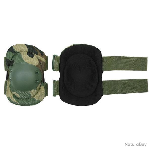 Coudires tactiques (Couleur Camouflage Woodland)