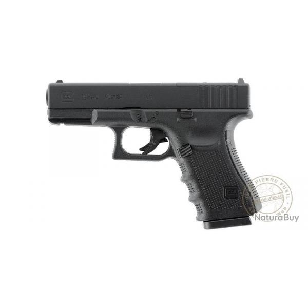 Pistolet  plomb CO2 4,5 mm BB - GLOCK 19 GEN4 MOS