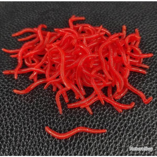 Lot 50 leurres vers de terre