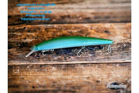 The joyau Bleu Jerkbait for Pike Fishing Hand-crafted Lure 