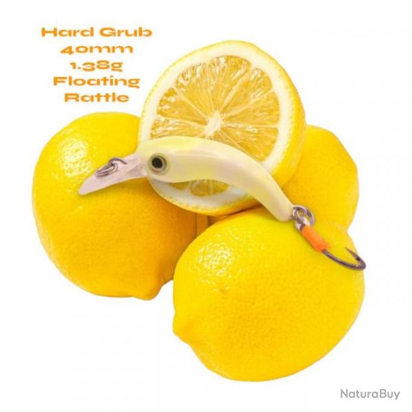 Attrapez des Truites Farios et Arc-en-ciel avec ce Hard Grub unique 'Lemon' jaune fluo