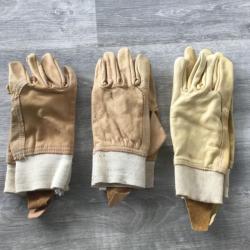 3 paire de gant cuir