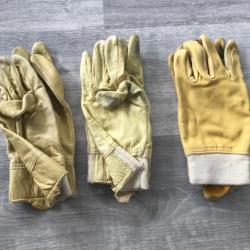3 paire de gant cuir casi neuf
