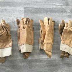 4 Paire de gant en cuir