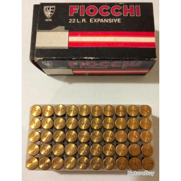 Boite de munitions Fiocchi de collection complte 22Lr