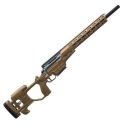Carabine à Verrou Sako TRG 42 A1 Coyote/Brown - Fileté - Crosse plian - 300 Win Mag / 51 cm