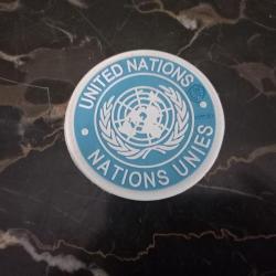 PATCH EN GOMME  "  NATION UNIES  "   A SCRATCH