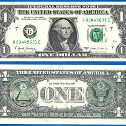 Usa 1 Dollar 2017 A Mint Chicago G7 Washington Dollar Billet Etats Unis US