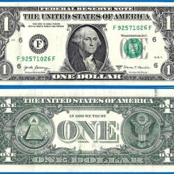 Usa 1 Dollar 2017 A Mint Atlanta F6 Billet Washington Dollar Etats Unis US
