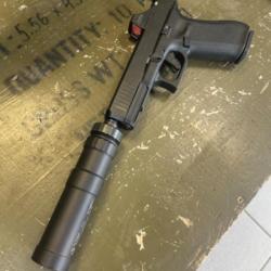 Glock 17 Gen5 9x19, BT Impuls-OLS Compact, Holosun SCS, détente Glock Performance. Catégorie B.