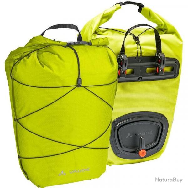 Sacoche arrire vlo Vaude Aqua Back Light verte (lot de 2)
