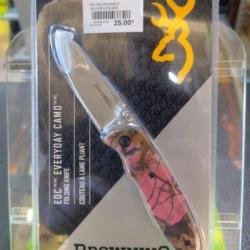 Couteau browning EDC everyday camo