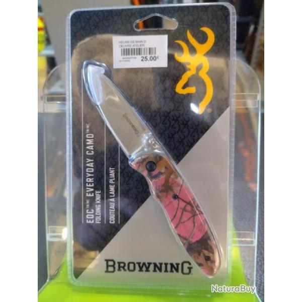 Couteau browning EDC everyday camo