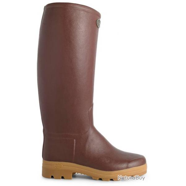 Bottes Saint Hubert Femme Le Chameau cuir marron 35