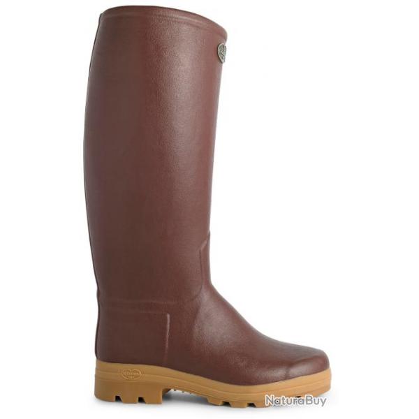 Bottes Saint Hubert Femme Le Chameau cuir marron 37