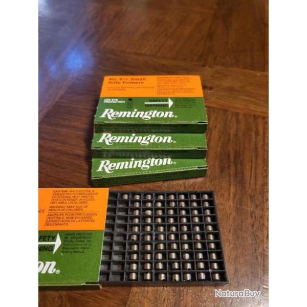Amorces Remington 6 1/2 Small Rifle Primers