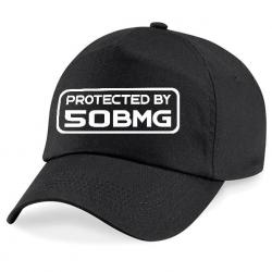 Casquette Tir Sportif - Protected By 50 BMG - Noire