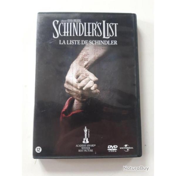 DVD "LA LISTE DE SCHINDLER"