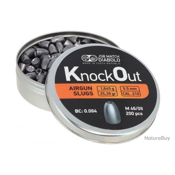 Plombs KO Slugs 5,5mm JSB