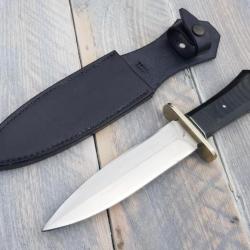 Couteaux BK (Olivier Briey) - Dague de duel (micarta noir)