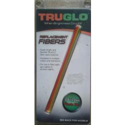 Fibres optique fluo bicolore- Truglo 2 mm