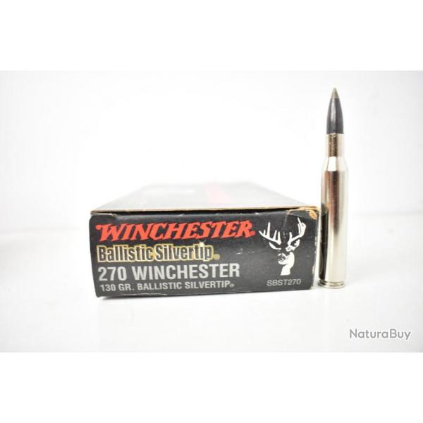 1 Boite de Balles Winchester Silvertip 270 win