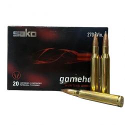 Balles munitions SAKO gamehead cal.270win 8.4g 130gr par 60