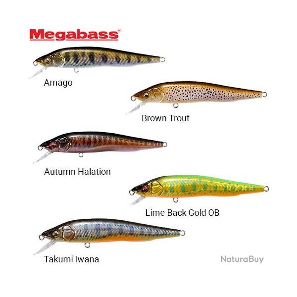 Leurre Megabass Great Hunting 95 Takumi Iwana