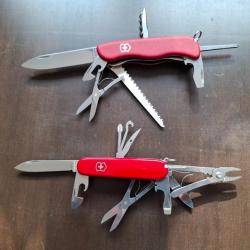 Lot Victorinox Outrider + Deluxe Tinker