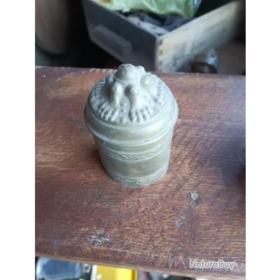 Embout De Mors De Bride Vintage Argent Sterling Gravé - Tige Escargot - Mexique