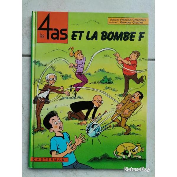 BD Les 4 As et la bombe F par Craenhals et Chaulet Casterman