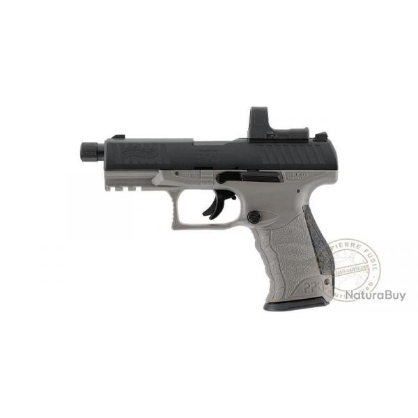 Pistolet  plomb CO2 4,5 mm WALTHER Q4 Tac Combo (3 Joules max)