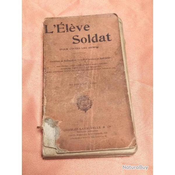 L'ELEVE SOLDAT, 1923, PREPARATION DES 19 BREVETS DE SPECIALITES