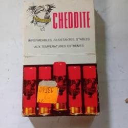 1 boîte de cartouches  anciennes  cal  14mm (carabine  de  jardin  ) Cheddite plomb de 8