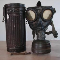 masque à gaz caoutchouc - allemagne WW2 (7)