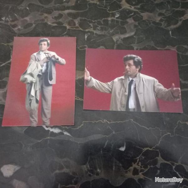 lot de deux cartes postales de " COLUMBO "