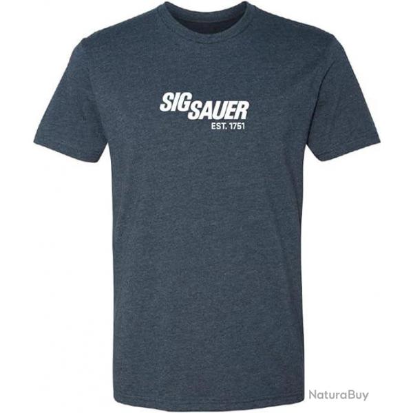 T-Shirt Sig Sauer Established Bleu - L