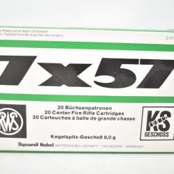 1 Boite de Balles RWS KS 7X57 Mauser