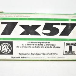 1 Boite de Balles RWS TM 7X57 Mauser