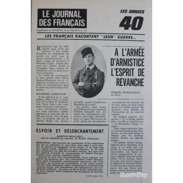Supplment du Journal de la France Les annes 40 No 127