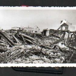 bombardement de beauvais juin 1940 , ruines , la poste , photo dubois