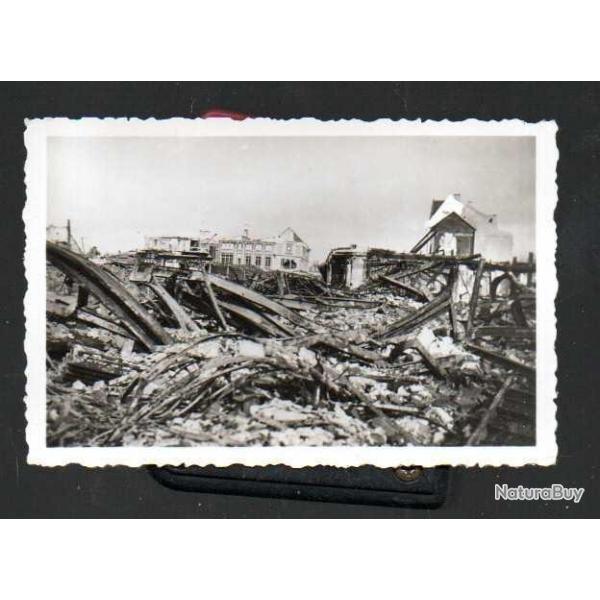 bombardement de beauvais juin 1940 , ruines , la poste , photo dubois