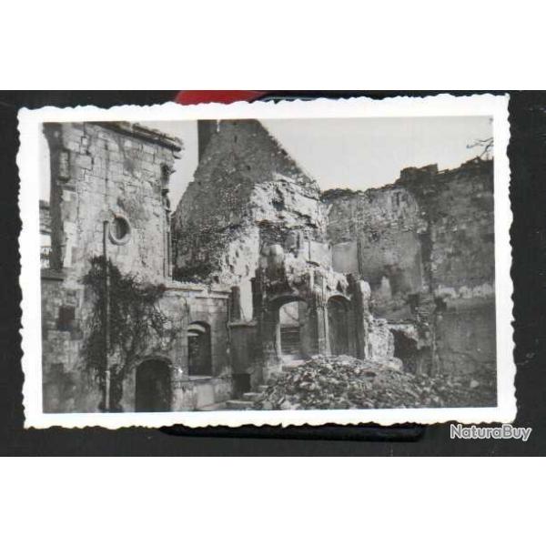 bombardement de beauvais juin 1940 , ruines ,ruines de l'vch , photo dubois