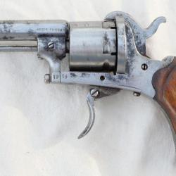 Revolver LE PARISIEN type LEFAUCHEUX calibre 7 mm vente libre catégorie D fonctionnel CN24REV001