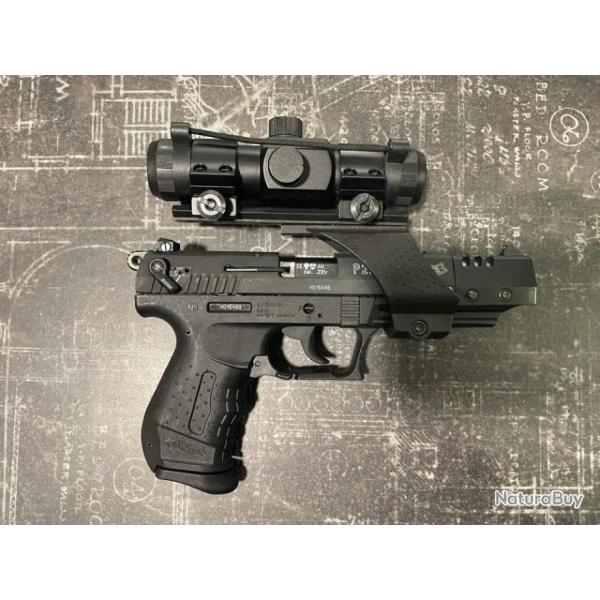 WALTHER P22 cal.22 Lr + point rouge Walther