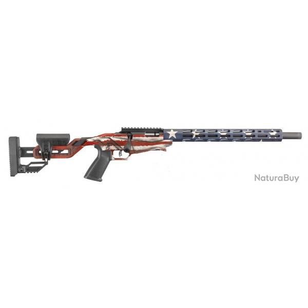 Carabine Ruger Precision Rimfire "American flag limited dition"22LR 10Cps 18" 46cm Filete 1/2-28"